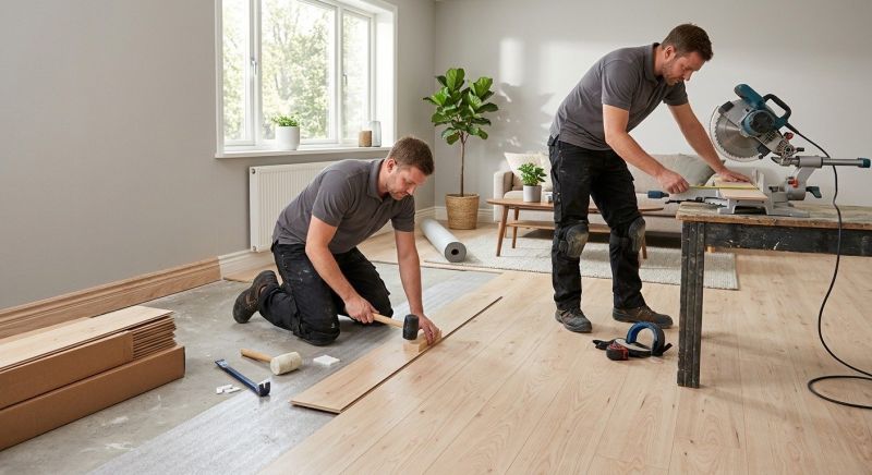 Laminate Floor Installation in Reston, VA