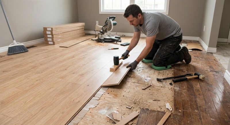 Laminate Floor Replacement in Ashburn, VA