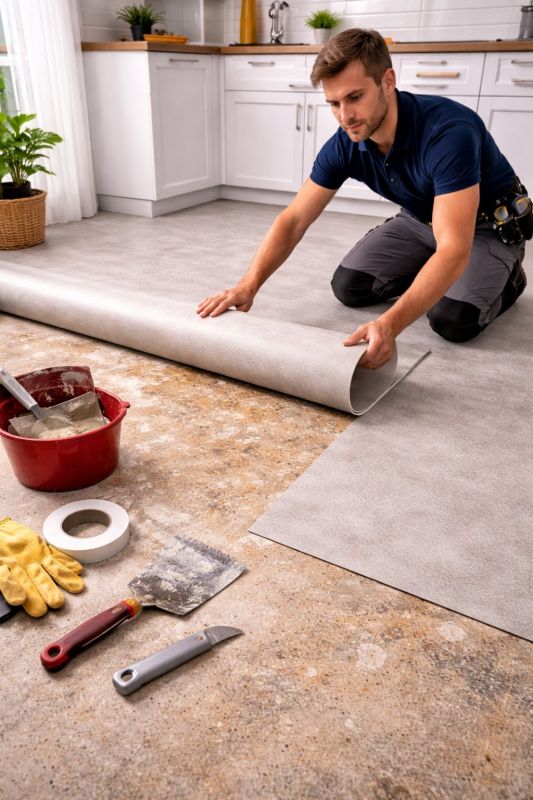 Linoleum Floor Installation in Dumfries, VA