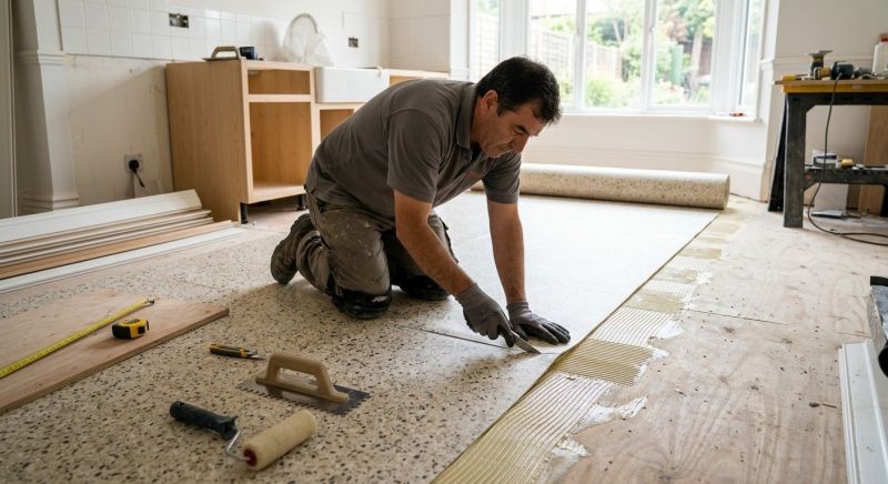 Linoleum Flooring Replacement in Fauquier County, VA