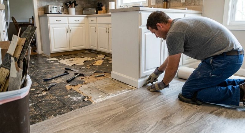 Linoleum Flooring Replacement in Fauquier County, VA