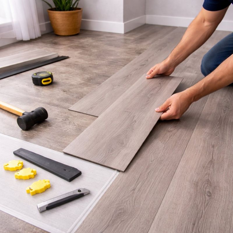 Luxury Vinyl Tile Installation in Catlett, VA