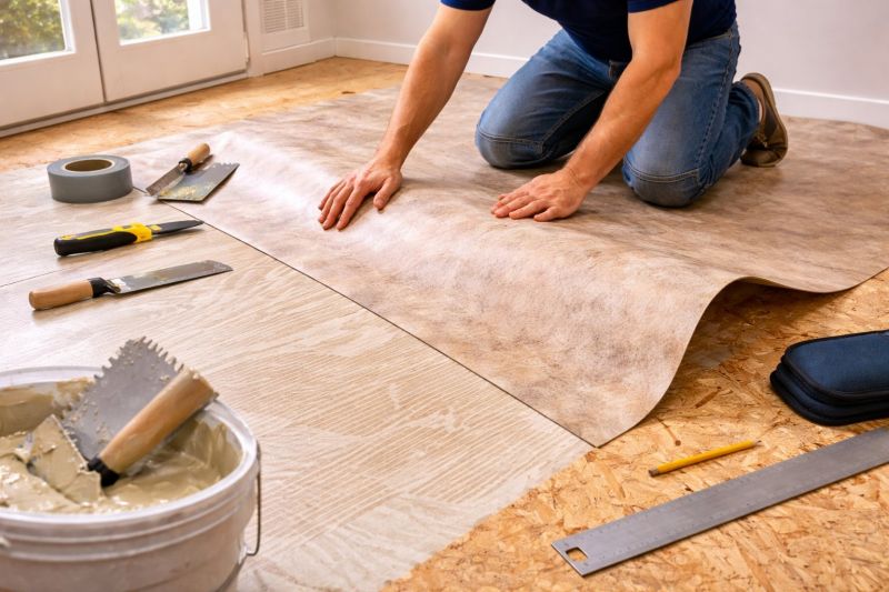 Sheet Vinyl Installation in Fauquier County, VA