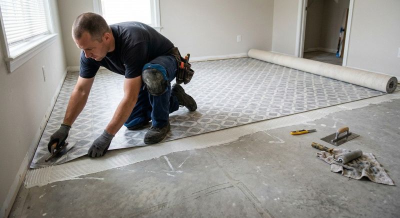 Sheet Vinyl Installation in Warrenton, VA