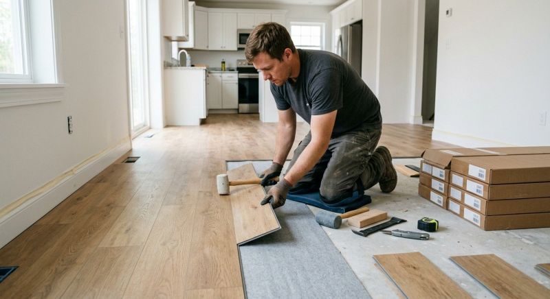 Vinyl Plank Floor Installation in Fauquier County, VA