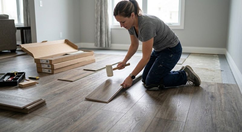 Vinyl Plank Floor Installation in Fauquier County, VA