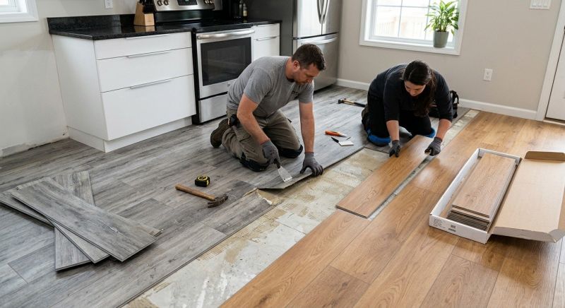 Vinyl Tile Replacement in Fauquier County, VA